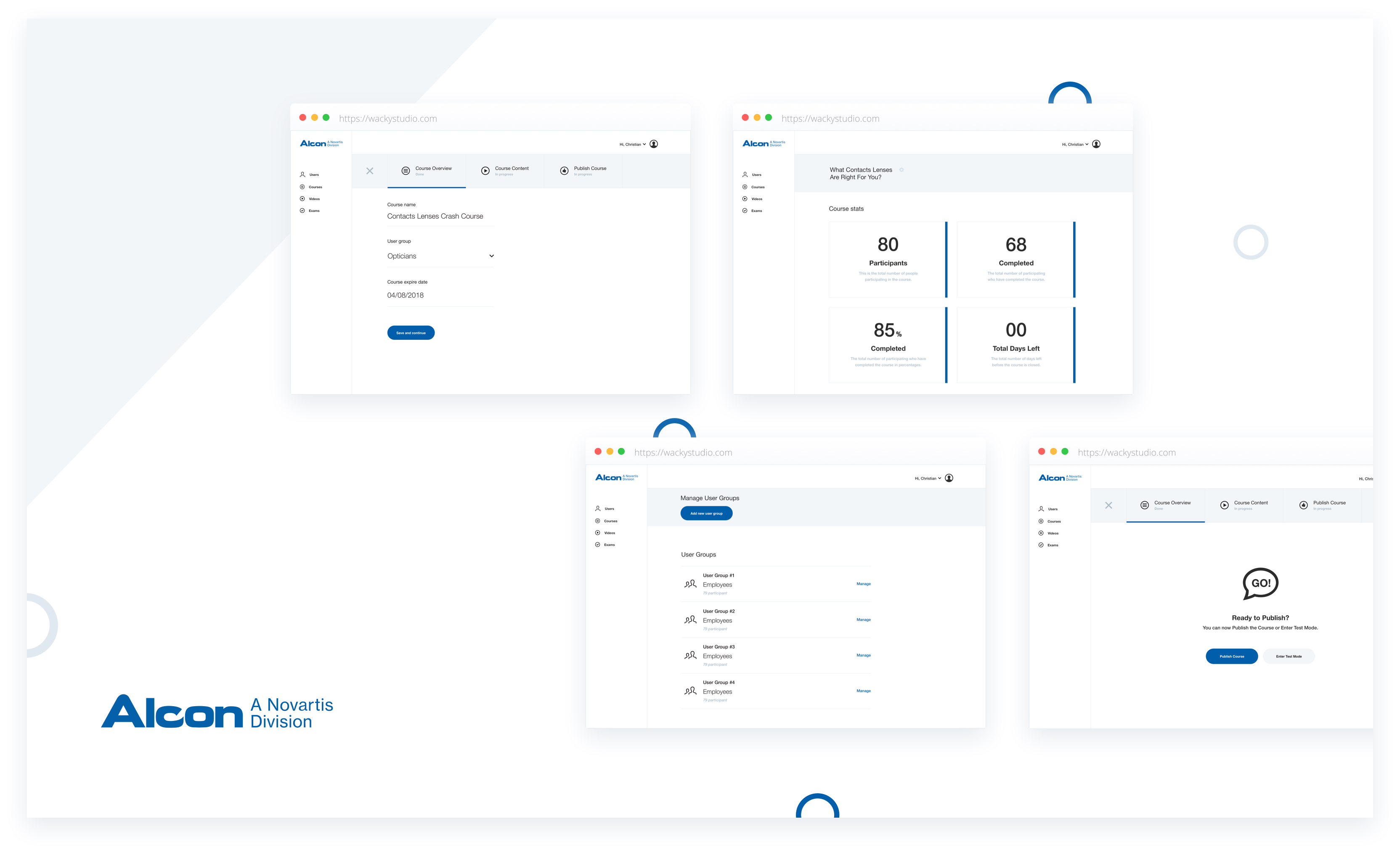 Alcon e-learning - Wacky Studio