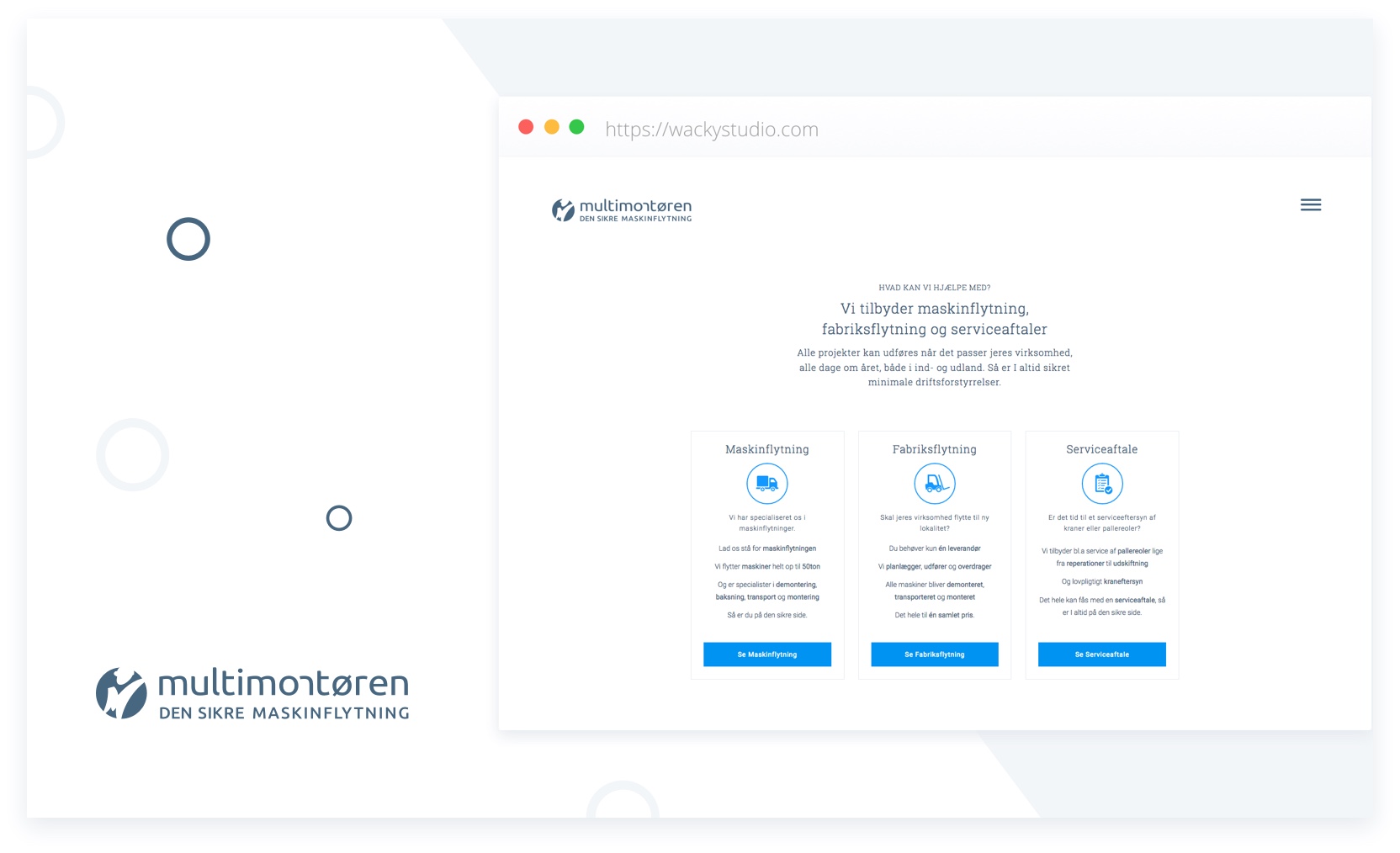 Multimont&oslash;ren branding - Wacky Studio