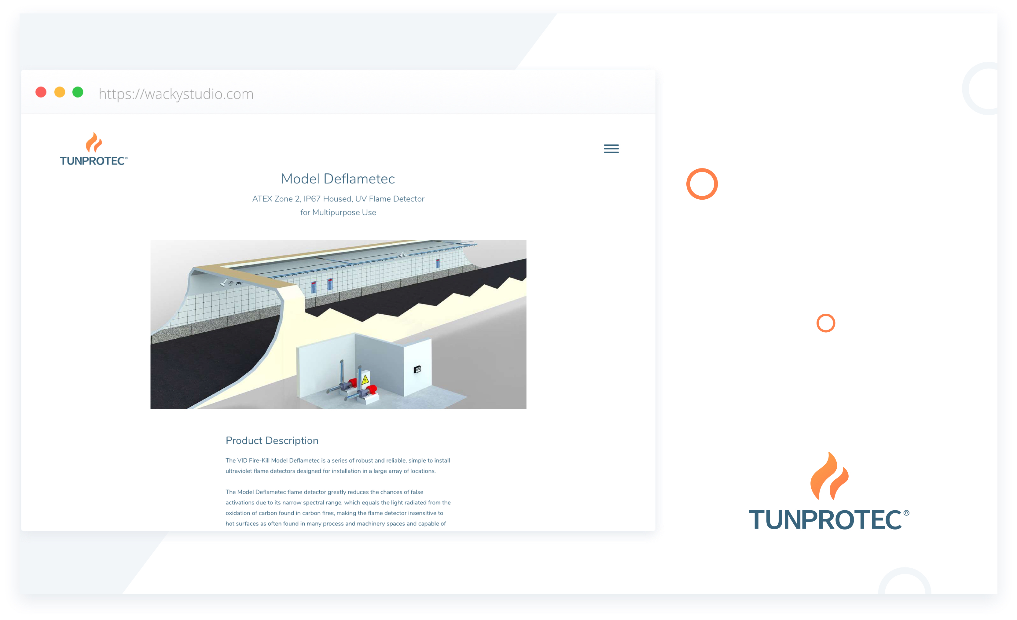 TUNPROTEC visuel identitet - Wacky Studio